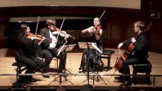 Béla Bartók  String Quartet No 6 III Mesto  Burletta  Castalian String Quartet [upl. by Crista]