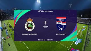 PES 2021 modo carrera jugador España Racing Santander vs Ross County [upl. by Farika]