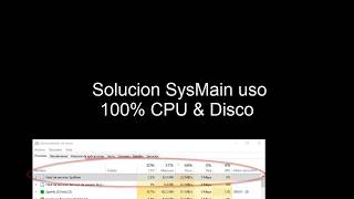 Solución Host De Servicios Uso Excesivo CPUDisco SysMain Windows 10  2022 [upl. by Adiell]