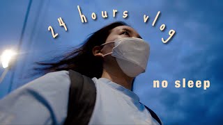 24 hours VLOG ft allnighter [upl. by Elvina]