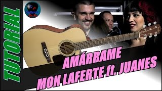 Cómo tocar AMÁRRAME en guitarra  Mon Laferte ft Juanes  TUTORIALES DE GUITARRA  T1 [upl. by Jolynn]