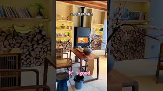 This is the warmest indoor smokeless fireplace in the world It is no longer cold in winter tools [upl. by Shewchuk]