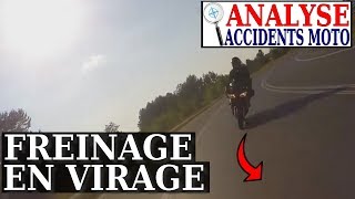 🔎 Analyse Accidents Moto 5 FREINAGE EN VIRAGE 🏁 [upl. by Etnuaed]