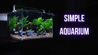 SIMPLE PLANTED AQUARIUM SETUP  Step by step LOW TECH AQUASCAPING TUTORIAL  EP1 [upl. by Lipps]