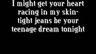 Katy Perry  Teenage Dream Lyrics [upl. by Ellehcir]