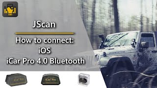 JScan  How to connect iCar Pro 40 Bluetooth to iOS [upl. by Ynohtn]