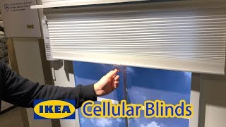 IKEA Cellular Blinds HOPPVALS [upl. by Enelhtak852]