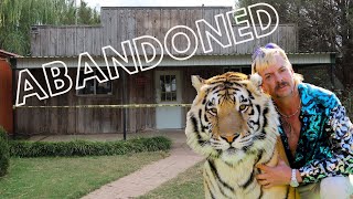 Abandoned Tiger King Zoo  Exploring Joe Exotics CLOSED GW Zoo [upl. by Arahk]