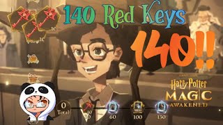 Harry Potter Magic Awakened 140x Scarlet Keys [upl. by Anniala]