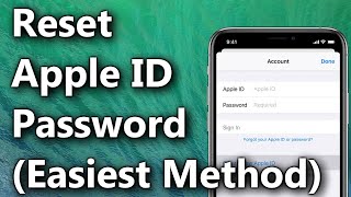 How To ChangeReset Apple ID Password Easiest Method [upl. by Neladgam]