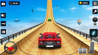 Insane Stunts on Mega Ramp Car Driving Simulator  Ultimate GT Car Racing Stunts  Android Gameplay [upl. by Silyhp754]