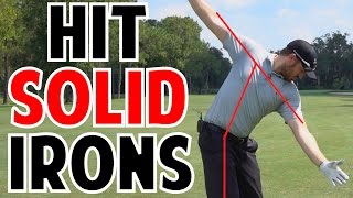 How to Hit Irons in Golf For Beginners [upl. by Acnalb]