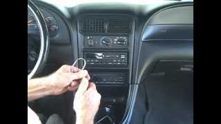 Ford Mustang Stereo and CD Removal 1994  2000  Car Stereo HELP [upl. by Niak]