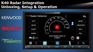 KENWOOD – K40 – IDATALINK Radar Integration Unboxing How to Setup amp Operation – World’s First [upl. by Roseline847]