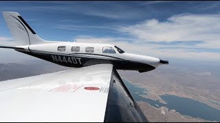 PA46 Piper Malibu  IFR flight to Oklahoma wG500 TXi [upl. by Atwahs]