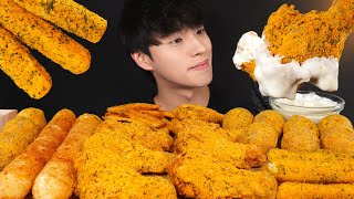 뿌링클 치킨 먹방✨ 대왕치즈스틱 치로스 치즈볼 FRIED CHICKEN amp FRENCH FRIES amp GIANT CHEESE STICKS MUKBANG [upl. by Ottillia]