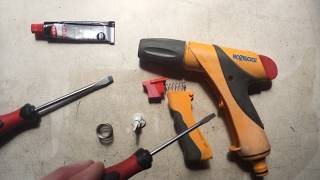 Hozelock Ultra spray gun leak repair [upl. by Aurore]