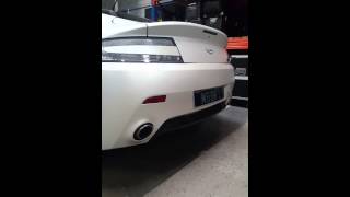 Aston Martin 43 V8 Vantage  Standard Exhaust [upl. by Suirada]