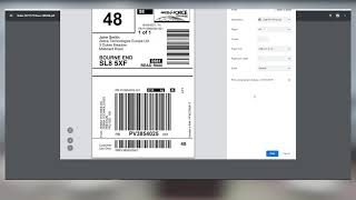 How to Print a Shipping Label from Parcelforce Worldwide Desktop  ZSB Series Printer [upl. by Gemperle531]