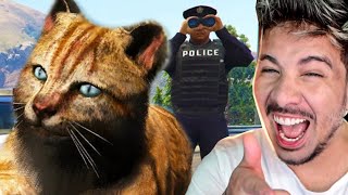 VIREI UM GATO E ROUBEI A PULICIA NO GTA RP [upl. by Eldwun303]