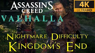 AC Valhalla  Kingdoms End  Nightmare Aesir difficulty playthrough [upl. by Lorelei675]