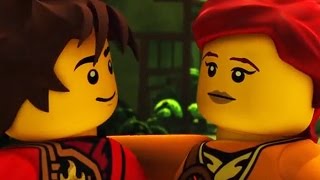 All Kai amp Skylor Scenes  Ninjago Season 4 Tournament of Elements [upl. by Bittner]