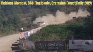 Meirions Moment SS8 Finglennie 2 Grampian Forest Rally 2024 [upl. by Ahtabbat]