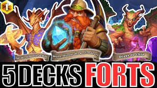 Les 5 MEILLEURS DECKS de la MÉTA pour MONTER en LADDER [upl. by Aeneg]