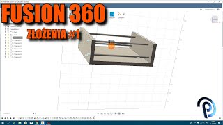 Fusion 360  złożenia odc1  tutorial 5 [upl. by Durtschi]