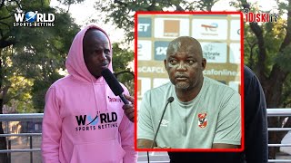 Pitso Mosimane Must Replace Hugo Broos Now  Junior Khanye on Pitso [upl. by Bal]