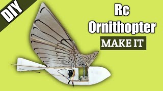 How to make rc ornithopter  homemade rc ornithopter  ornithopter [upl. by Eahsram]