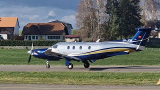 LSGE aerodrome ecuvillens pilatus piper [upl. by Malliw728]