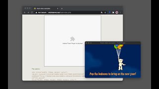 FlashPlayer  SWF to HTML  Browser Extension Preview [upl. by Heiskell]