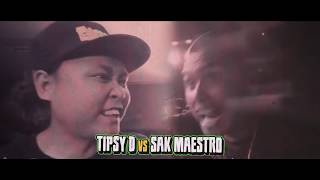 FlipTop  Tipsy D vs Sak Maestro [upl. by Ollopa]