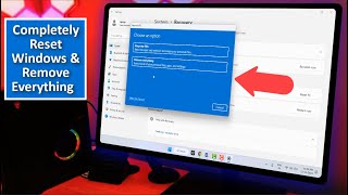 How to Reset Windows 1110 amp Remove Everything [upl. by Wilow]