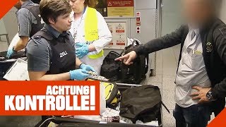 Flughafen Zollkontrolle Mann mit Koffer voller Lebensmittel  Achtung Kontrolle  Kabel Eins [upl. by Aicitan]