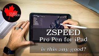 Zspeed 2nd Gen iPad Pencil  Great Budget Alternative [upl. by Natsrik]