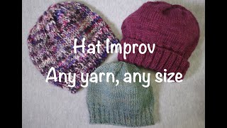 How to Knit a Hat Without a Pattern  Technique Tuesday [upl. by Hsima332]