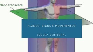 Planos Eixos e Movimentos da Coluna Vertebral [upl. by Ramhaj]