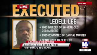 Announcement of Execution of Ledell Lee [upl. by Godfree]