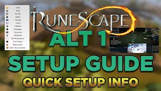 Runescape  Alt 1 Toolkit SETUP GUIDE HOW TO AFK AND HAVE A LOBBY TIMER PLUS MUCH MORE [upl. by Sada941]