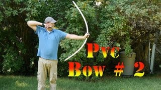 How to Make a 60 lb PVC longbow 2 [upl. by Arondel78]