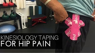 Kinesiology Taping for Hip Pain [upl. by Feune]