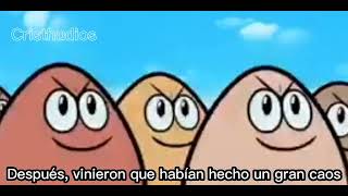 Invasión de Pou  Versión Jóvenes Titanes en Acción  Letras  VIDEO ORIGINAL [upl. by Elleirad663]