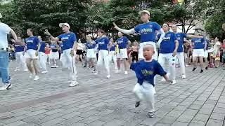 3 Years Old Chinese Boy Shuffle Dance beats This 50 Years Old [upl. by Ariajaj]