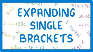 GCSE Maths  How to Expand Single Brackets 35 [upl. by Nuahsyt]