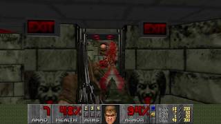 Doom 1993  E2M4 Deimos Lab 4K 60FPS [upl. by Smaj]