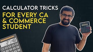 Calculator Tricks For Every CA amp Commerce Students Must Know l TimeSaving Calculator Tips [upl. by Robet158]