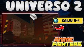 😱RAPIDO PRIMER MAPA UNIVERSO 2 EN ANIME FIGHTERS SIMULATOR ROBLOX [upl. by Allenrad312]