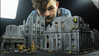 How To Make Ruined Buildings For 40K [upl. by Glynas415]